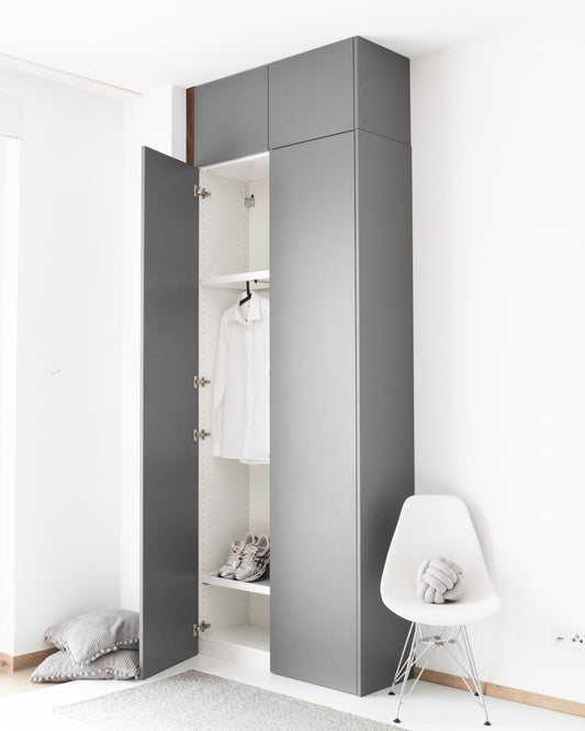 PAX wall unit with Dendro Pure wall panel