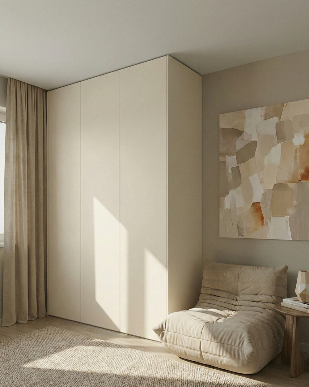 Einbauschrank in Aurora Pure · Linen