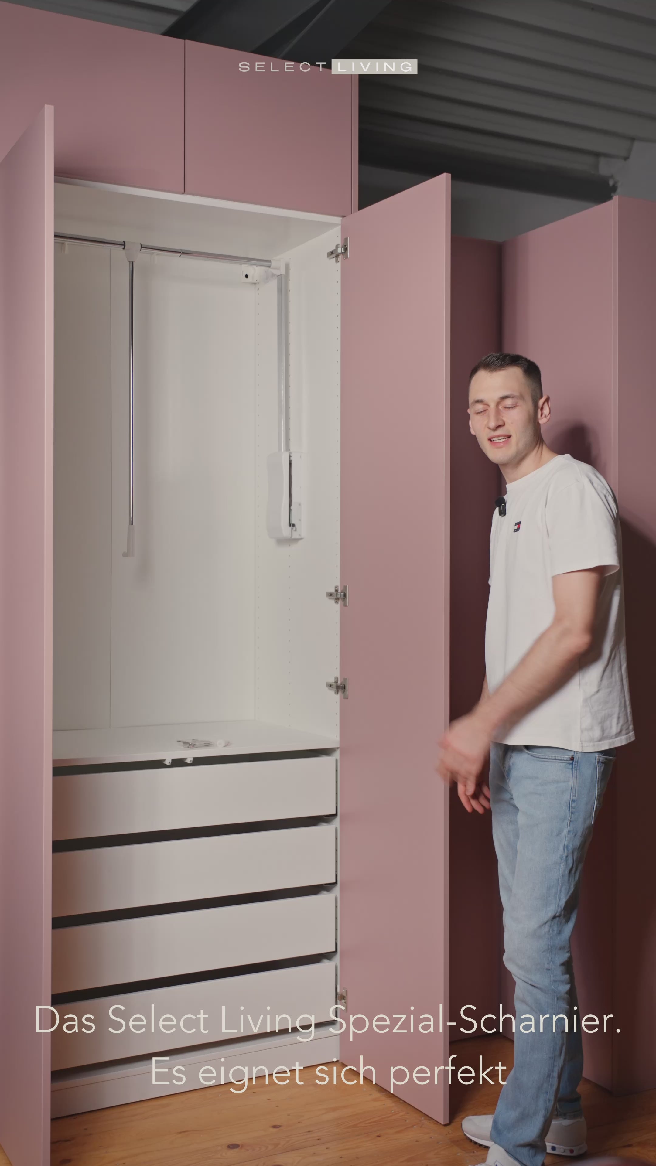 Produktvorstellung - Spezialscharnier Select Living