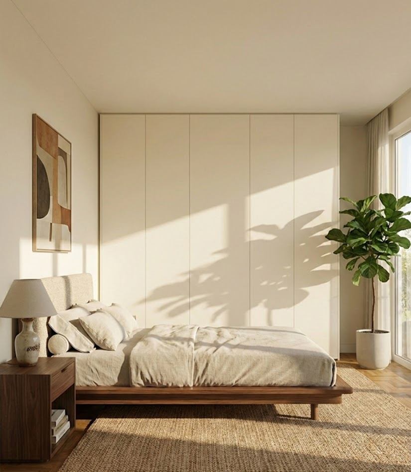 PAX-Einbauschrank in Soft White